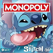 Monopoly Disney Stitch Edition Board Game - English Version