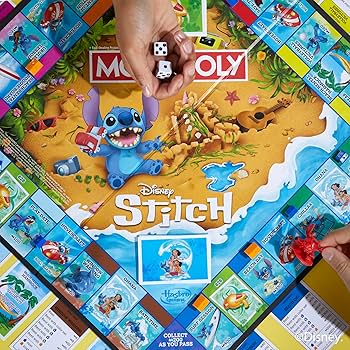 Monopoly Disney Stitch Edition Board Game - English Version