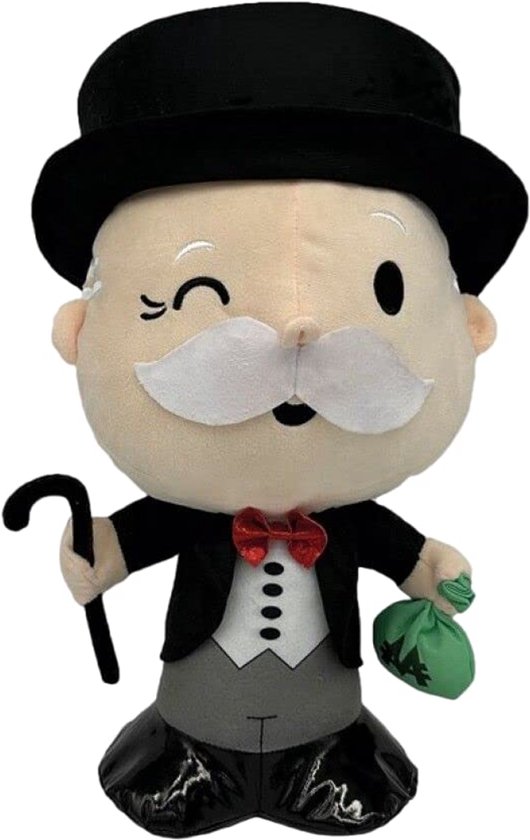 Pluche Monopoly Figuur - Millionair 20 cm