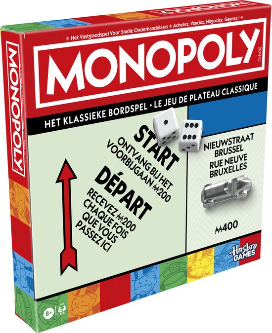 Monopoly Classic Bordspel Vernieuwde Editie