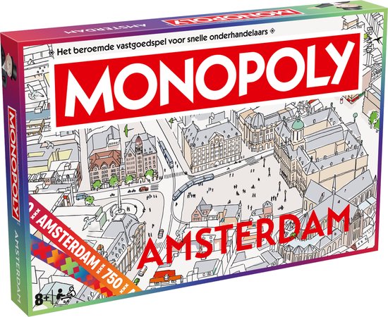 Monopoly Amsterdam 750 Jaar- Gelimiteerde editie