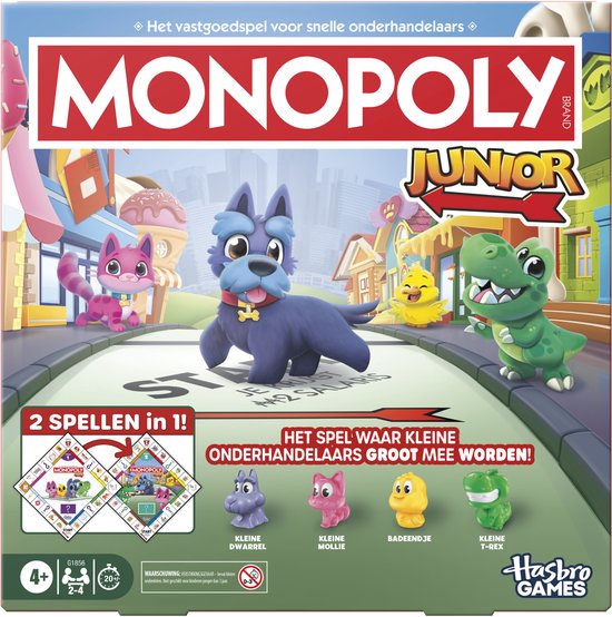 Monopoly Junior 2 Spellen in 1