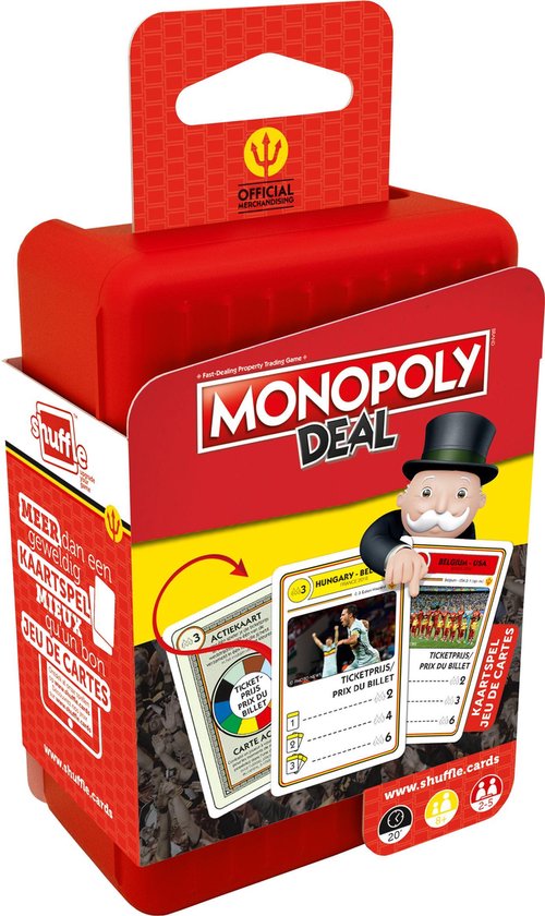 Go - Monopoly Deal Rode Duivels - Belgian Red Devils WK